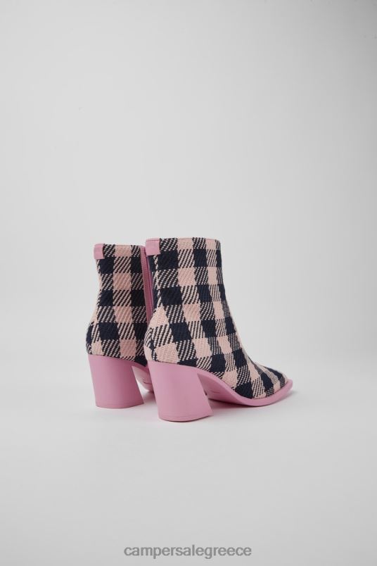 karole ροζ και μαύρες βαμβακερές μπότες για γυναίκες νέες αφίξεις Camper V20TF555 ροζ