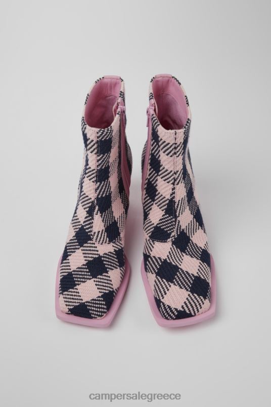 karole ροζ και μαύρες βαμβακερές μπότες για γυναίκες νέες αφίξεις Camper V20TF555 ροζ