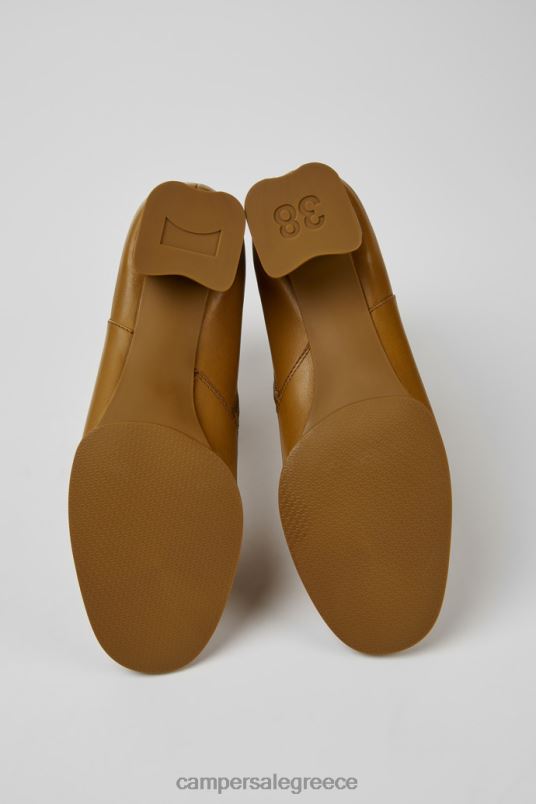 Σχέδιο katie καφέ δερμάτινα μποτάκια Camper V20TF470 καφέ