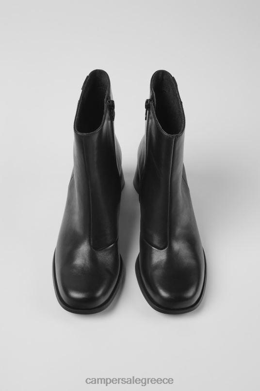 Αποκλειστικά μποτάκια από μαύρο δέρμα kiara Camper V20TF449 μαύρος