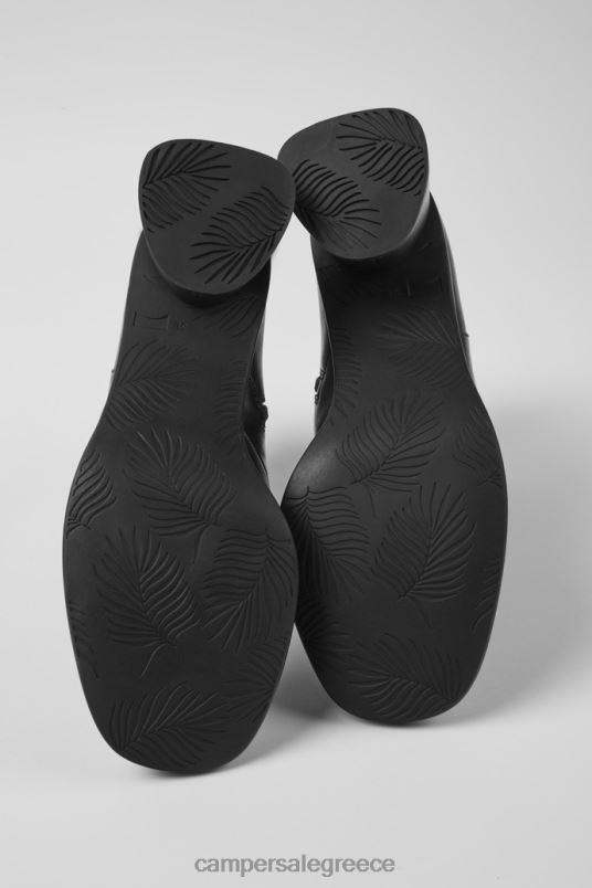 Αποκλειστικά μποτάκια από μαύρο δέρμα kiara Camper V20TF449 μαύρος