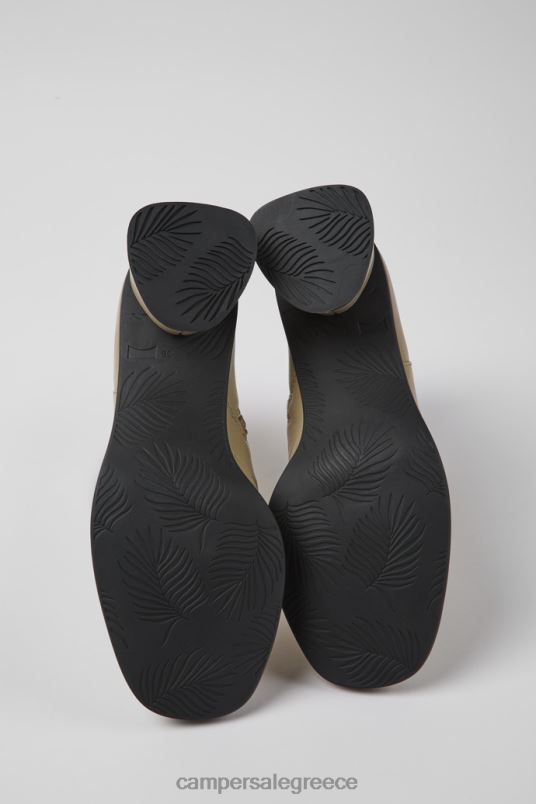 δερμάτινα μποτάκια kiara μπεζ νέες παραλαβές Camper V20TF451 μπεζ