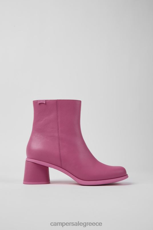 kiara pink δερμάτινα μποτάκια καινούργιες παραλαβές Camper V20TF448 ροζ