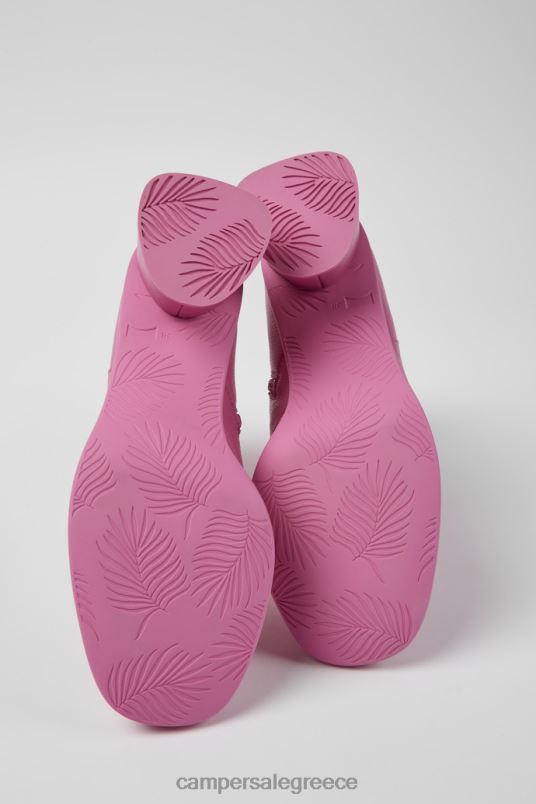 kiara pink δερμάτινα μποτάκια καινούργιες παραλαβές Camper V20TF448 ροζ