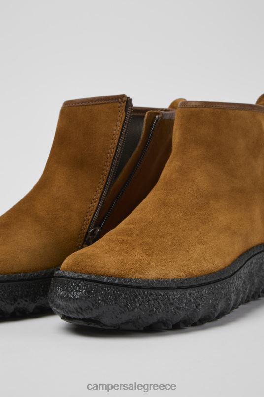 Σχεδιαστικά μποτάκια από καφέ σουέντ michelin καφέ Camper V20TF243 καφέ