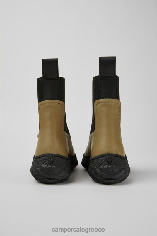 σχεδιαστικά γυναικεία μποτάκια δερμάτινα michelin μπεζ Camper V20TF477 μπεζ