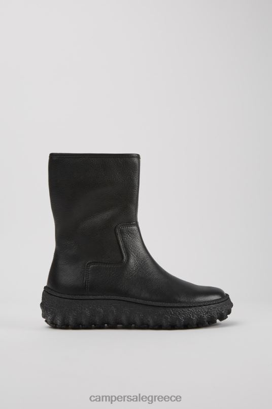 αποκλειστικές γυναικείες γυναικείες μαύρες δερμάτινες μπότες michelin Camper V20TF478 μαύρος