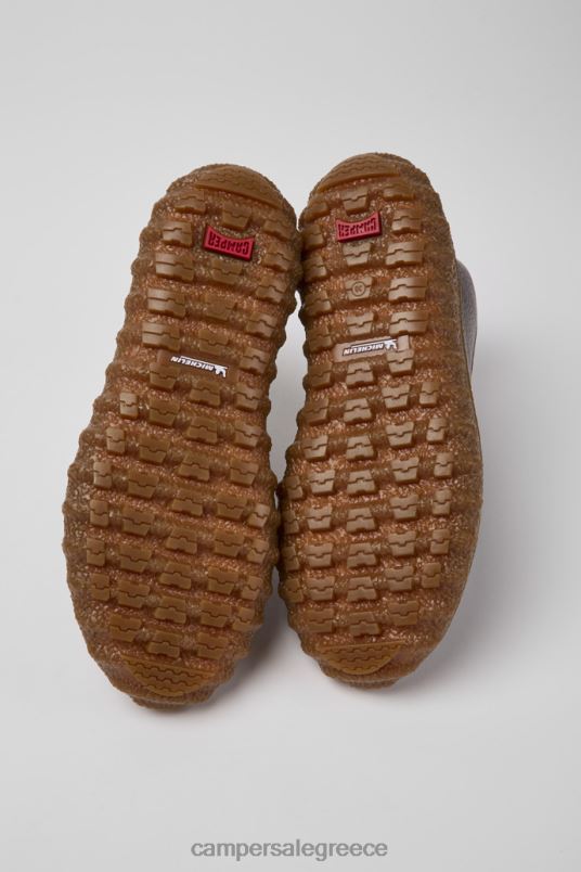 Σχεδιαστικά δερμάτινα μποτάκια michelin μπορντό Camper V20TF594 Βουργουνδία