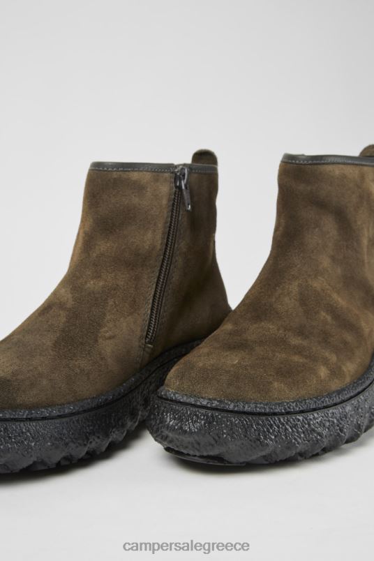 τριμμένα michelin σκούρο γκρι σουέντ μποτάκια καινούργιες παραλαβές Camper V20TF596 γκρί