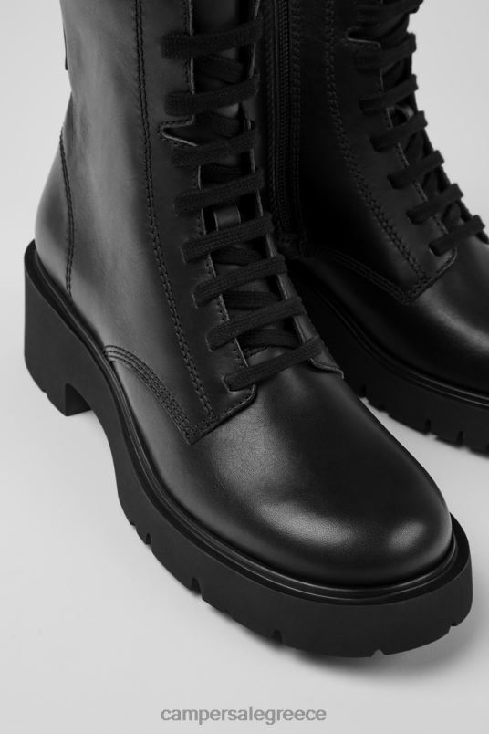 milah μαύρες μπότες με κορδόνια για γυναίκες νέες παραλαβές Camper V20TF452 μαύρος