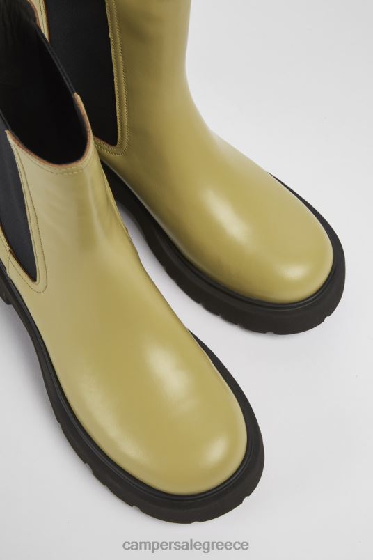 αποκλειστικές δερμάτινες μπότες milah μπεζ για γυναίκες Camper V20TF573 μπεζ