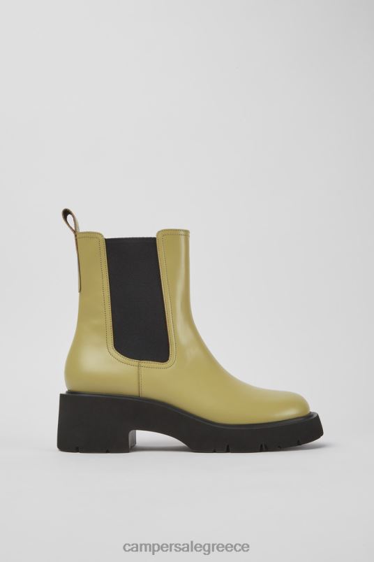 αποκλειστικές δερμάτινες μπότες milah μπεζ για γυναίκες Camper V20TF573 μπεζ