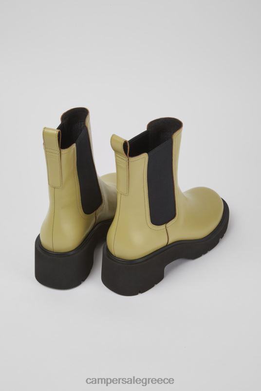 αποκλειστικές δερμάτινες μπότες milah μπεζ για γυναίκες Camper V20TF573 μπεζ