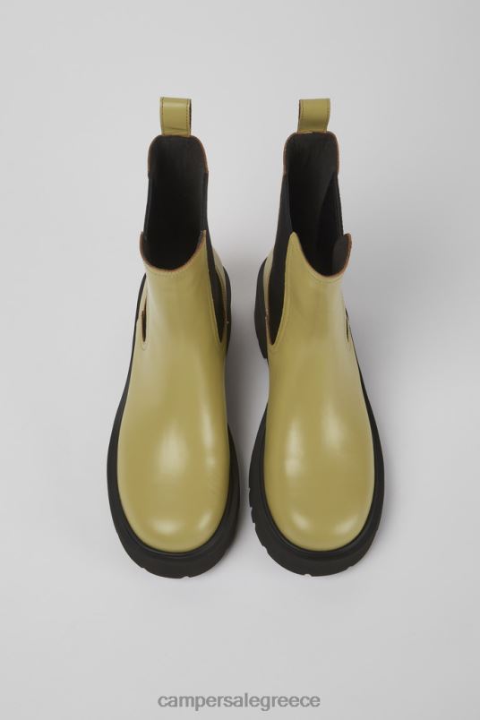 αποκλειστικές δερμάτινες μπότες milah μπεζ για γυναίκες Camper V20TF573 μπεζ