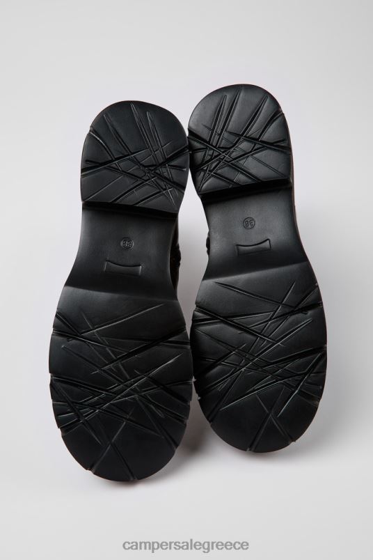 αποκλειστικές γυναικείες μπότες milah gore-tex καφέ δερμάτινες με φερμουάρ Camper V20TF457 καφέ