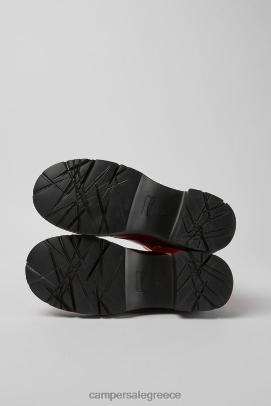 αποκλειστικές milah red μπότες με κορδόνια για γυναίκες Camper V20TF455 το κόκκινο