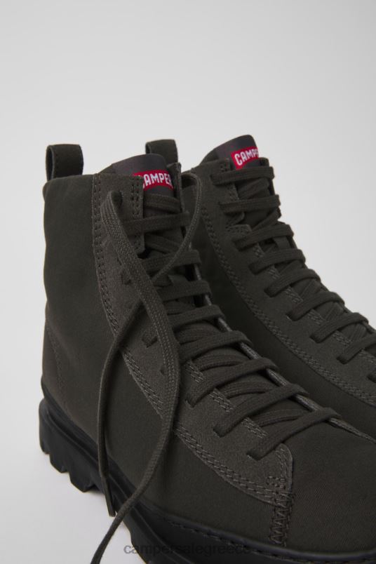 αποκλειστικά γκρι μποτάκια από ύφασμα και nubuck για γυναίκες Camper V20TF396 γκρί