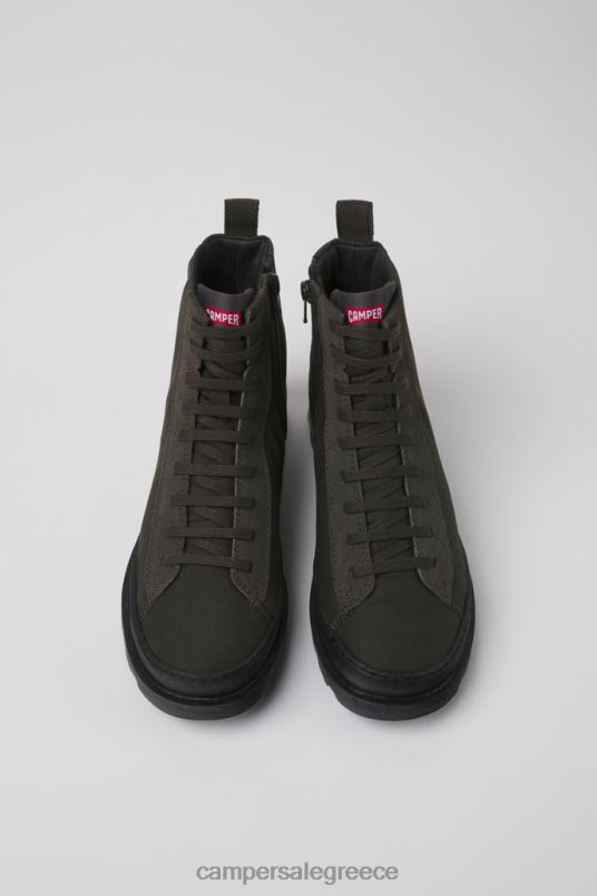 αποκλειστικά γκρι μποτάκια από ύφασμα και nubuck για γυναίκες Camper V20TF396 γκρί