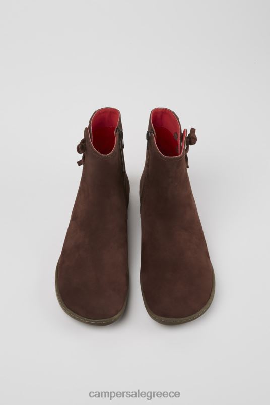 σχέδιο peu καφέ nubuck μποτάκια για γυναίκες Camper V20TF536 καφέ