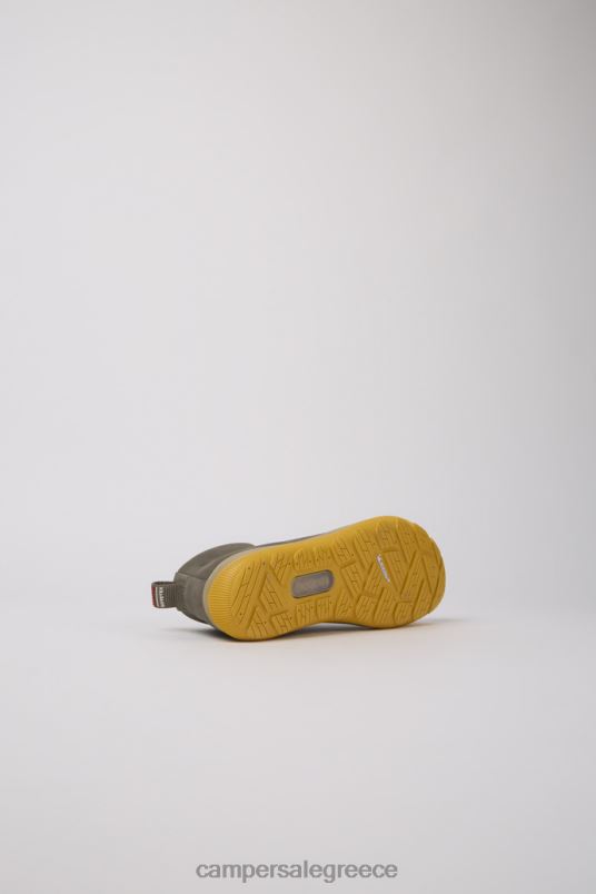 γυναικεία δερμάτινα αθλητικά παπούτσια peu pista gore-tex καφέ γκρι Camper V20TF486 καφέ