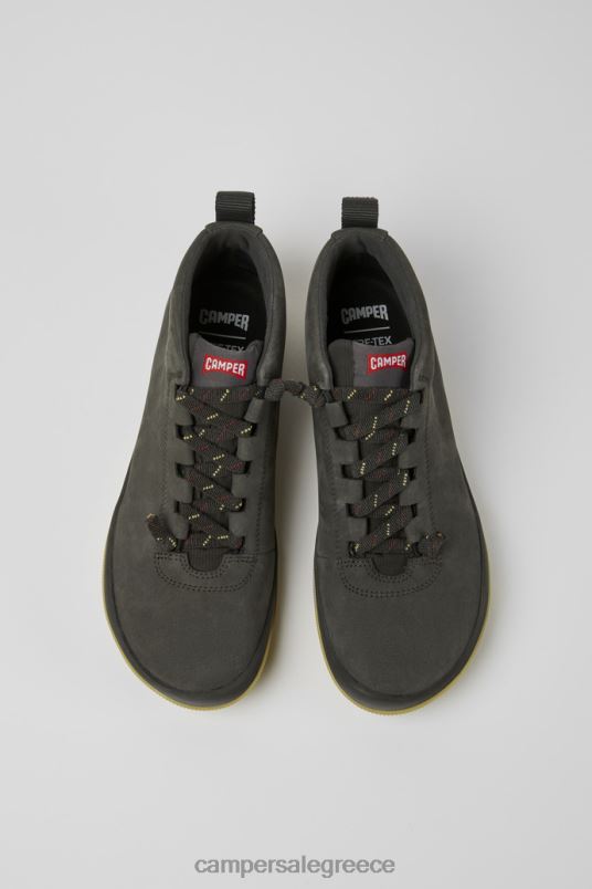 peu pista gore-tex γκρι παπούτσια nubuck για γυναίκες νέες αφίξεις Camper V20TF491 γκρί