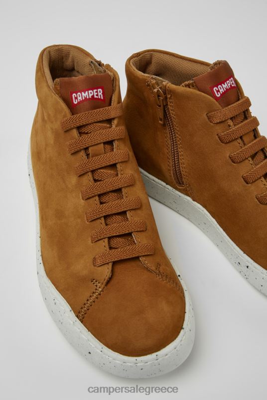 peu touring καφέ sneakers nubuck για γυναίκες νέες αφίξεις Camper V20TF512 καφέ