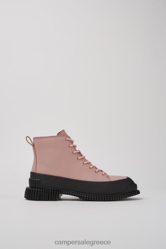 αποκλειστικές γυναικείες μπότες με κορδόνια pix σε ροζ και μαύρο δέρμα Camper V20TF432 ροζ
