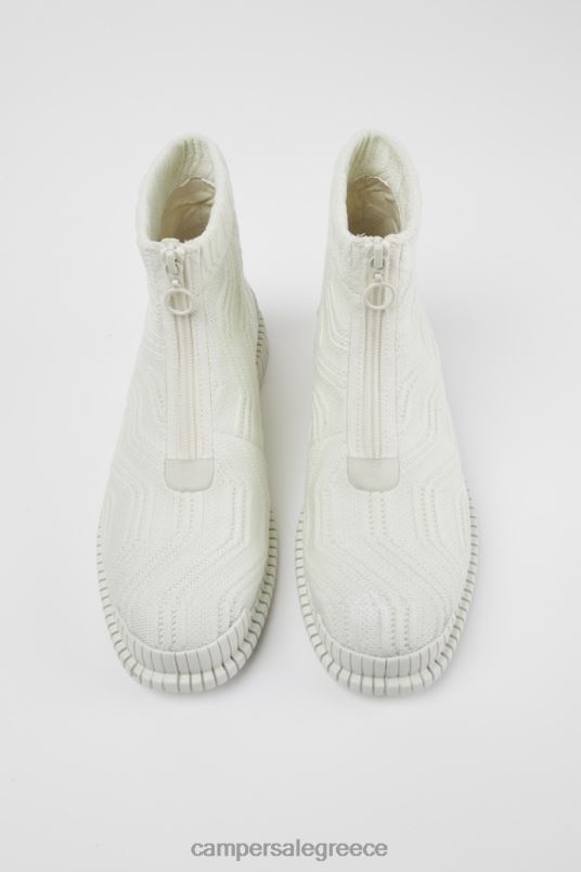 σχέδιο pix tencel λευκές μπότες με φερμουάρ για γυναίκες Camper V20TF610 άσπρο