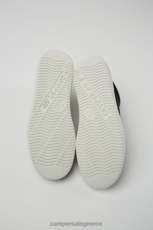 αποκλειστικά γυναικεία αθλητικά παπούτσια runner k21 μαύρα δερμάτινα Camper V20TF393 μαύρος