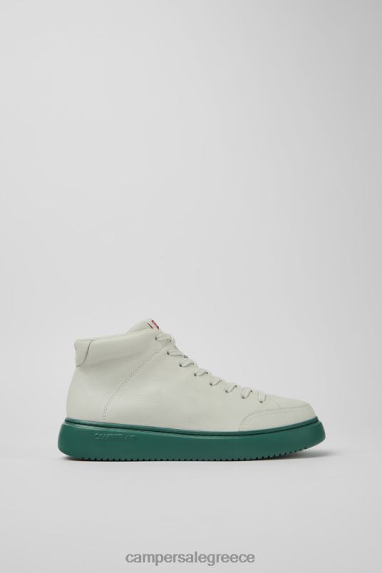 αποκλειστικά γυναικεία αθλητικά παπούτσια runner k21 λευκά μη βαμμένα δερμάτινα Camper V20TF441 άσπρο