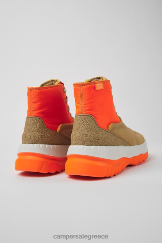 teix πορτοκαλί και μπεζ μποτάκια για γυναίκες νέες αφίξεις Camper V20TF411 πορτοκάλι