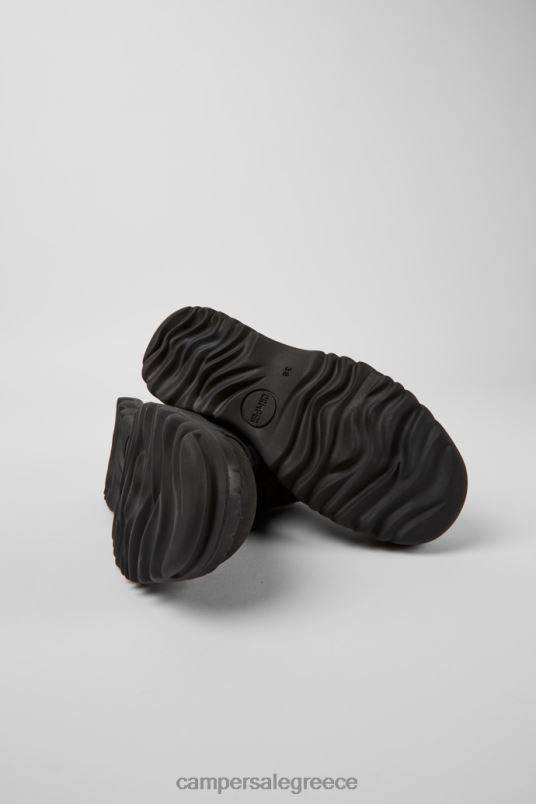 Αποκλειστικές μπότες από μαύρα καουτσούκ teix και βαμβακερές bci Camper V20TF570 μαύρος