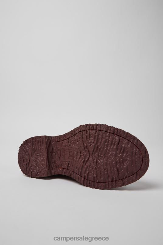 Γυναικείες μπότες από δέρμα walden μπορντό Camper V20TF497 Βουργουνδία