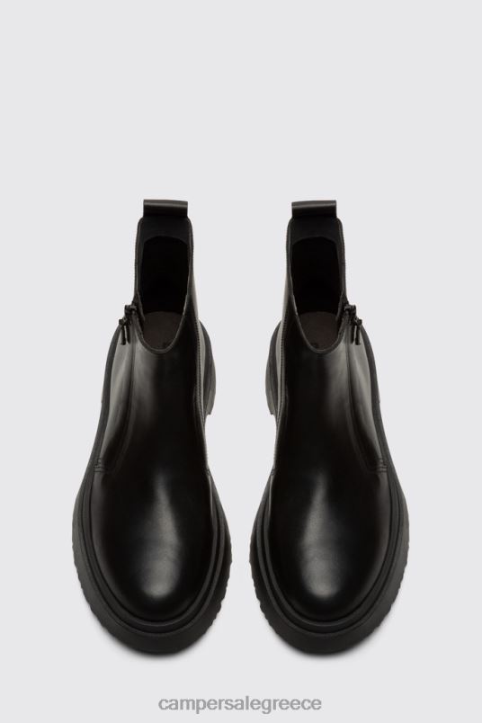 σχέδιο walden γυναικεία μαύρη μπότα με φερμουάρ Camper V20TF617 μαύρος