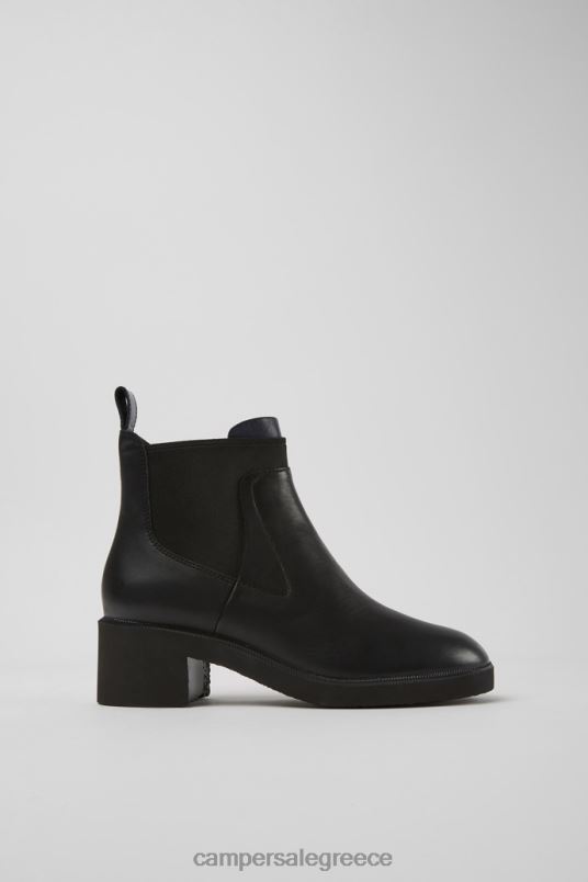 wonder μαύρο και μπλε δερμάτινα μποτάκια για γυναίκες αποκλειστικά Camper V20TF548 μαύρος