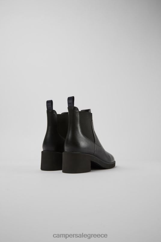 wonder μαύρο και μπλε δερμάτινα μποτάκια για γυναίκες αποκλειστικά Camper V20TF548 μαύρος