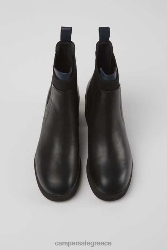 wonder μαύρο και μπλε δερμάτινα μποτάκια για γυναίκες αποκλειστικά Camper V20TF548 μαύρος