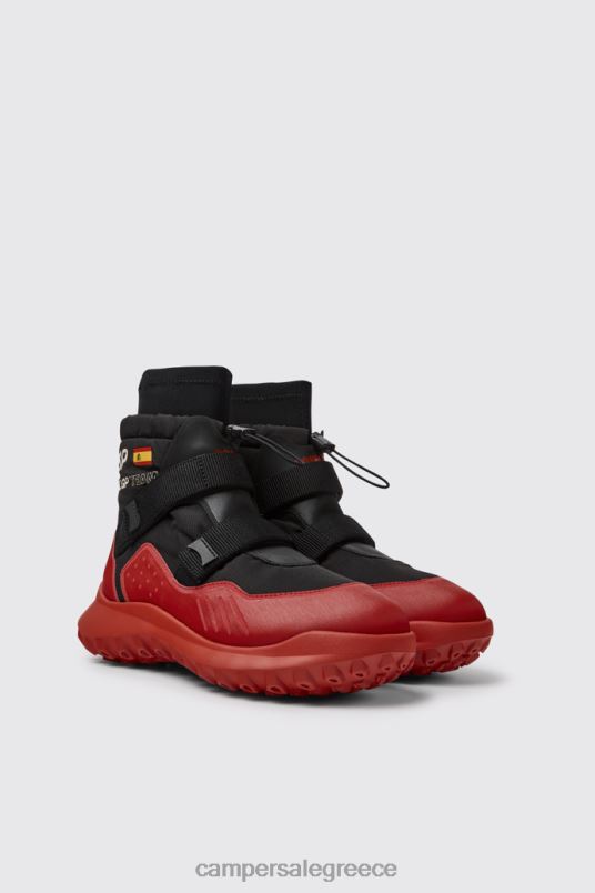 x sailgp gore-tex μαύρες και κόκκινες μπότες για γυναίκες Camper V20TF615 μαύρος