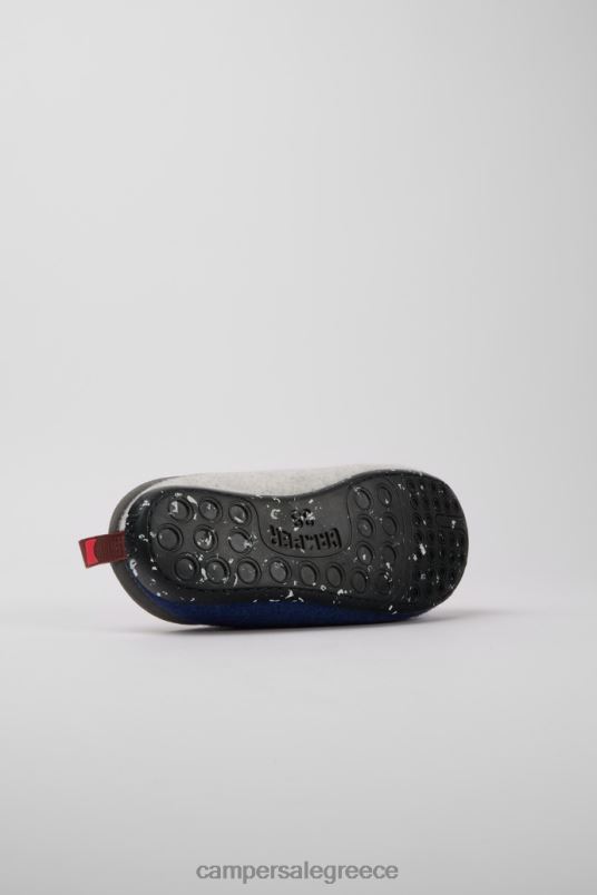 αποκλειστικές δίδυμες πολύχρωμες μάλλινες γυναικείες παντόφλες Camper V20TF1182 πολύχρωμος