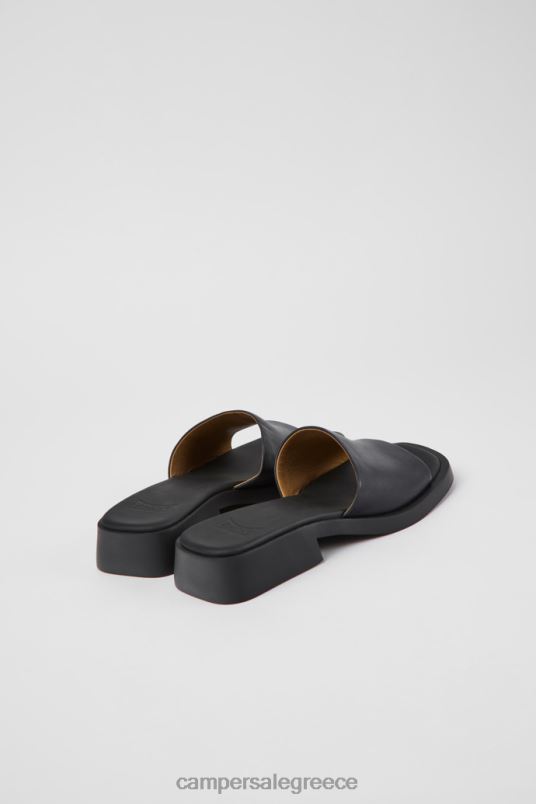 dana μαύρα δερμάτινα σανδάλια για γυναίκες νέες αφίξεις Camper V20TF1154 μαύρος