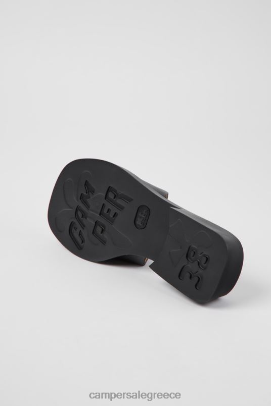 dana μαύρα δερμάτινα σανδάλια για γυναίκες νέες αφίξεις Camper V20TF1154 μαύρος