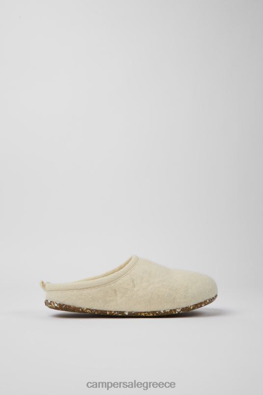 Γυναικείες γυναικείες μάλλινες παντόφλες με σχέδιο wabi μπεζ Camper V20TF1181 μπεζ