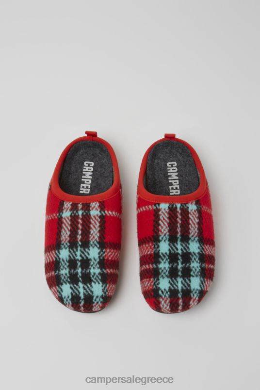 αποκλειστικές γυναικείες παντόφλες από ανακυκλωμένο βαμβάκι με στάμπα wabi Camper V20TF1184 έντυπος