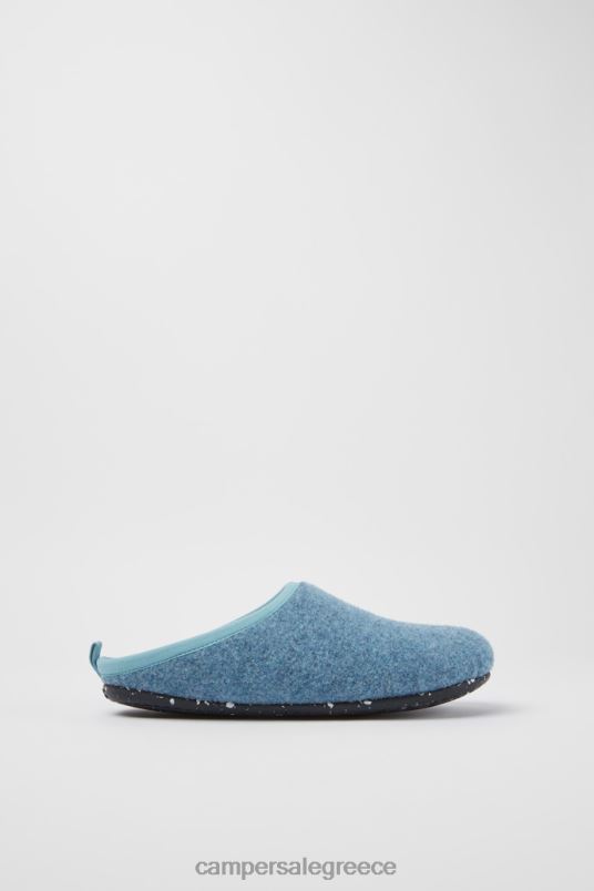 γυναικείες παντόφλες wabi γαλάζιο μάλλινες νέες παραλαβές Camper V20TF246 μπλε