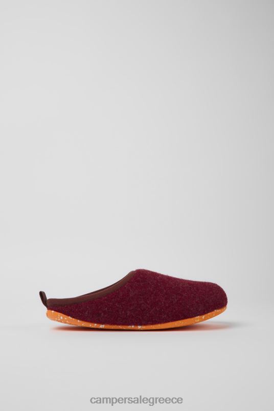 wabi μπορντό μάλλινες παντόφλες για γυναίκες νέες παραλαβές Camper V20TF247 Βουργουνδία