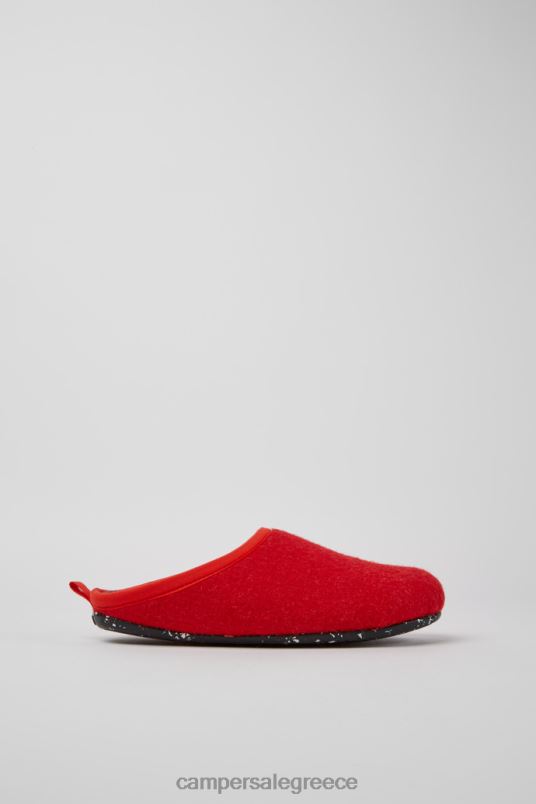 αποκλειστικές γυναικείες μάλλινες παντόφλες wabi Camper V20TF257 το κόκκινο