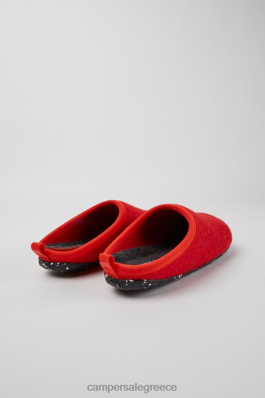 αποκλειστικές γυναικείες μάλλινες παντόφλες wabi Camper V20TF257 το κόκκινο