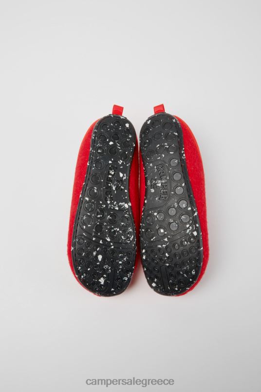 αποκλειστικές γυναικείες μάλλινες παντόφλες wabi Camper V20TF257 το κόκκινο