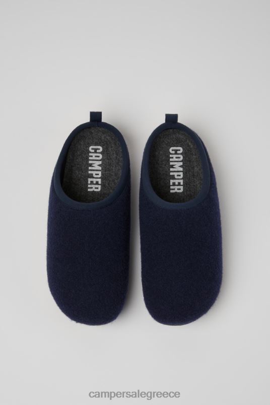 γυναικείες μάλλινες παντόφλες wabi blue νέες παραλαβές Camper V20TF254 μπλε