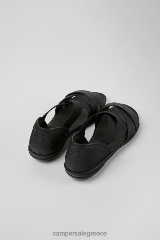 δεξιά μαύρα δερμάτινα σανδάλια για γυναίκες νέες αφίξεις Camper V20TF1150 μαύρος